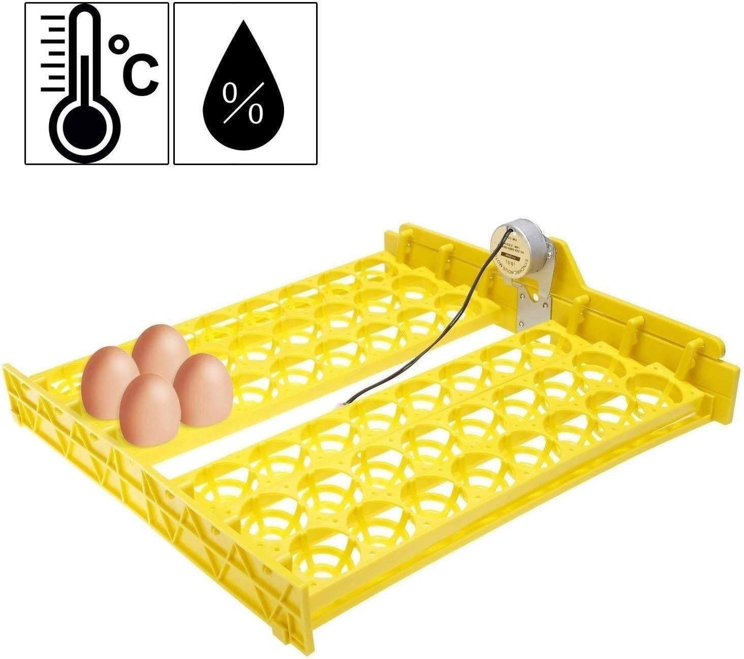 インキュベーター 48 卵デジタル家禽孵化器自動回転 湿度温度制御